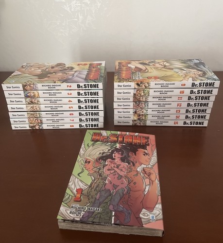 Serie manga stone - dr, stone,